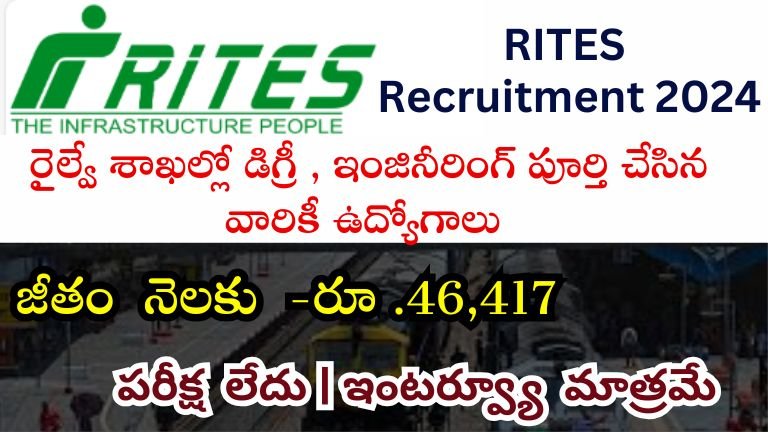 RITES Recruitment 2024